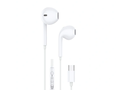 Навушники Inkax E01 Type-C White