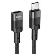 Кабель-подовжувач Hoco U107 Type-C (male) to Type-C (female) 1.2м 3A