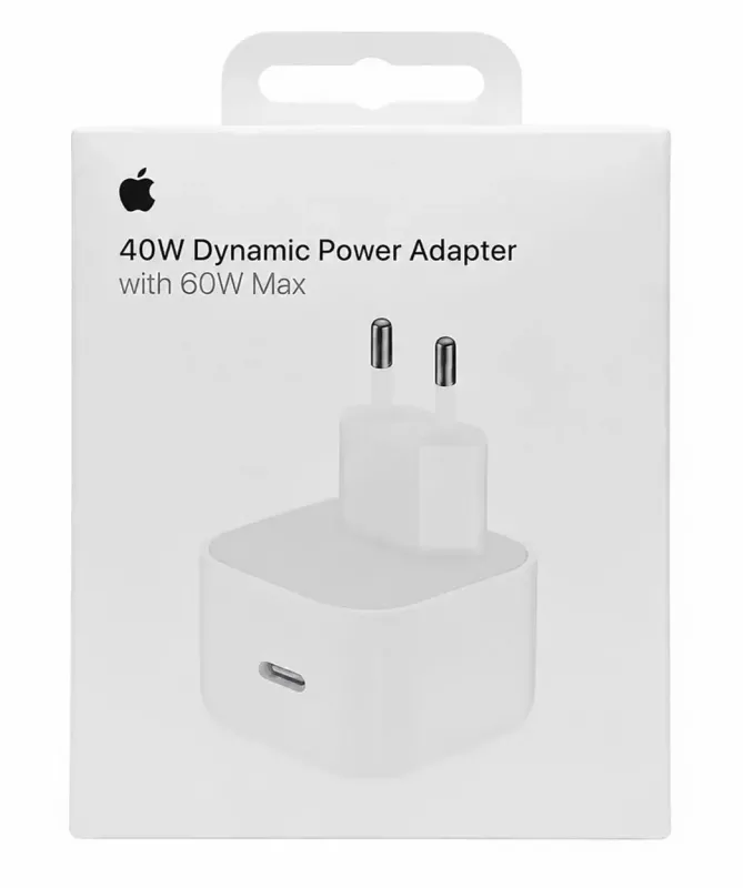 Зарядний пристрій Apple 40W Dynamic Power Adapter with 60W Max (USB-C)