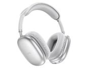 Бездротові накладні навушники HOCO W35 Air Light (Bluetooth 5.3, AUX, TF, до 45 год роботи) — Сріблясті