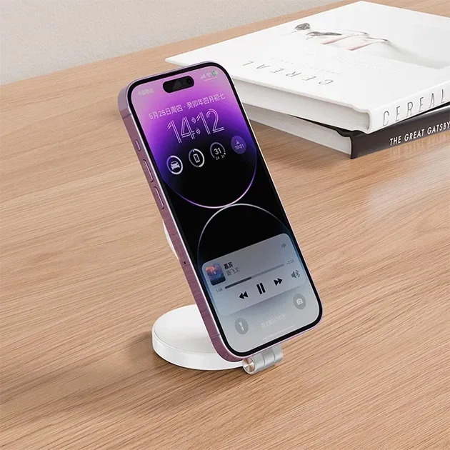 Магнітна LED-лампа для селфі XO XO-SS35 Magnetic Phone Fill Light із дзеркалом (Чорна)