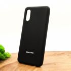 Чохол Silicone Case для Samsung A02 Black(зас.тов.)