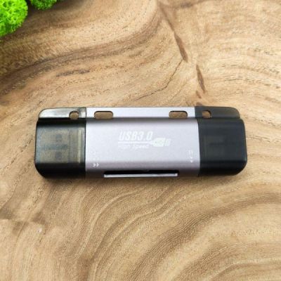 Кардридер USB 3.0/ Micro-USB/Type-C на SD/MicroSD