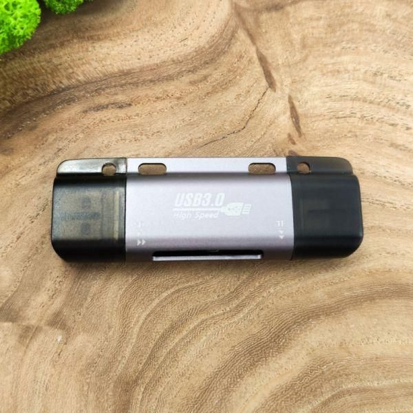 Кардридер USB 3.0/ Micro-USB/Type-C на SD/MicroSD
