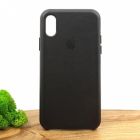 Шкіряний чохол Molan Leather Case для iPhone iPhone XS Black(зас.тов.)