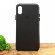 Шкіряний чохол Molan Leather Case для iPhone iPhone XS Black(зас.тов.)