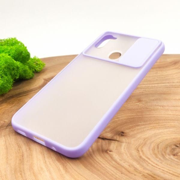 Чохол HOCO Smoke case Camera Protection  Samsung A11 Lilac(зас.тов.)