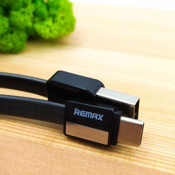 Кабель Remax 044a плоский USB -Type-C(зас.тов.)