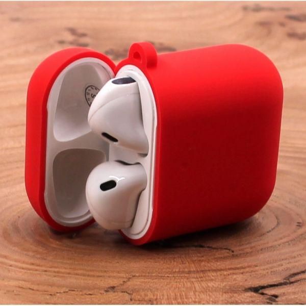 Чохол Silicone Case для AirPods Original Assembly Red