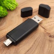 Двостороння флешка USB + Micro USB Lenyes 8GB(зас.тов.)