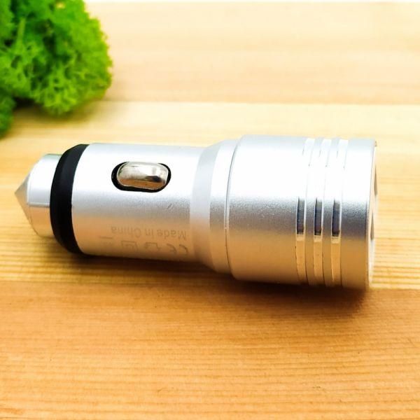 Зарядний пристрій металевий 2 USB 2,4 A(зас.тов.)