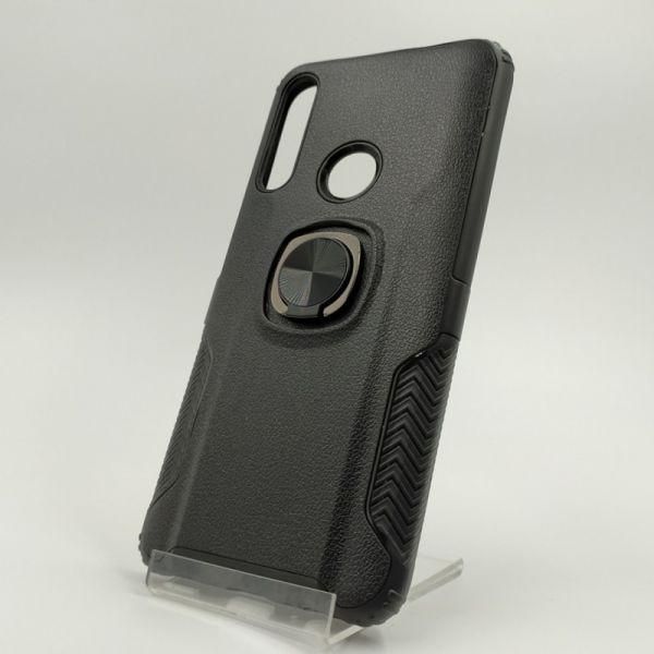 Чохол HONOR Premium з кільцем Huawei Psmart Z/Y9 2019 Black (Чорний)(зас.тов.)