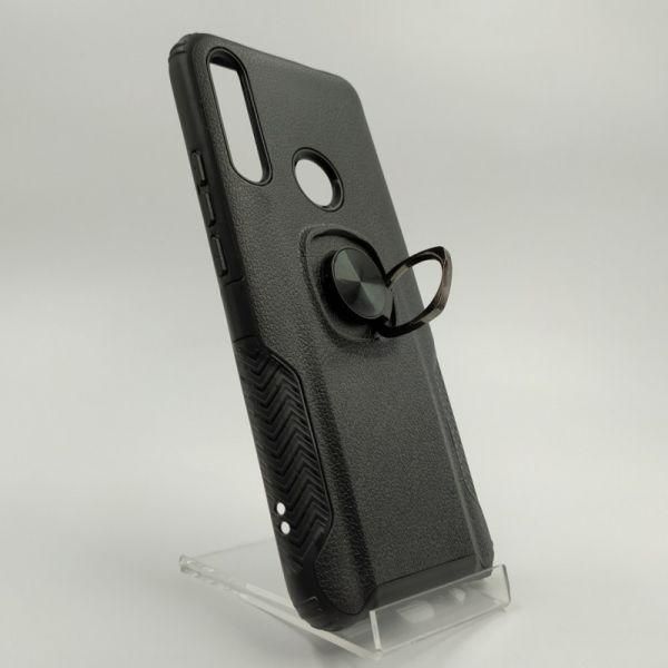 Чохол HONOR Premium з кільцем Huawei Psmart Z/Y9 2019 Black (Чорний)(зас.тов.)