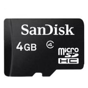 Картка пам'яті microSD SanDisk 4 Gb 10 Class