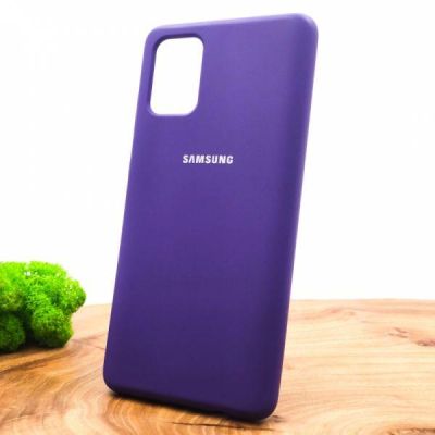 Чохол Silicone Case Samsung A71 Purple