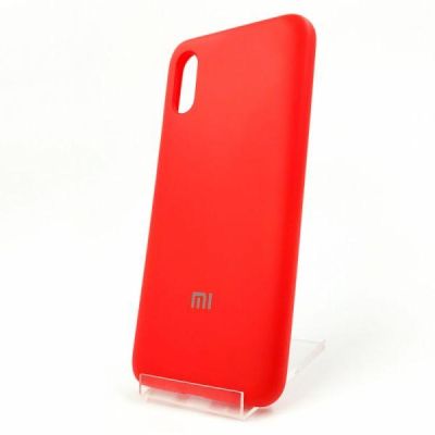 Чохол Silicone Case Xiaomi Redmi 9a Red(зас.тов.)