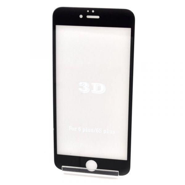 Захисне скло 3D Glass Rock iPhone 6G+ Black  Перед