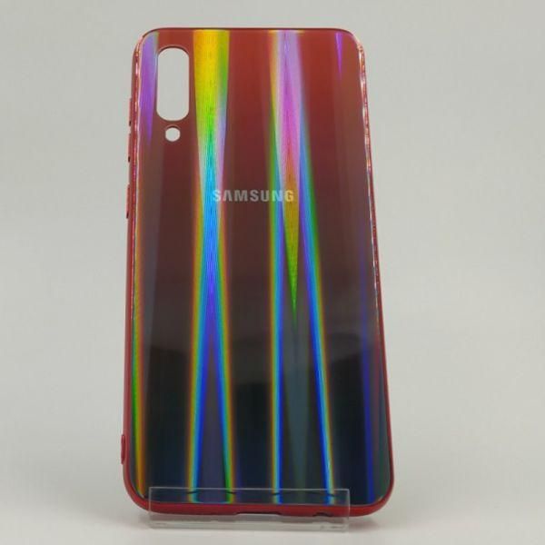 Чохол Gradient case Samsung A50 wine-colored(зас.тов.)