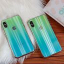 Чохол Gradient Glass Case iPhone X aquamarine(зас.тов.)