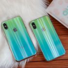 Чохол Gradient Glass Case iPhone X aquamarine(зас.тов.)