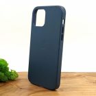 Шкіряний чохол Molan Leather Case для iPhone 12 Pro Blue(зас.тов.)