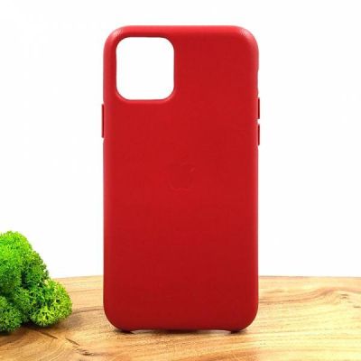 Шкіряний чохол Molan Leather Case для iPhone 11 Pro Red(зас.тов.)