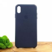 Шкіряний чохол Molan Leather Case для iPhone XS Max Blue(зас.тов.)