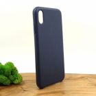 Шкіряний чохол Molan Leather Case для iPhone XS Max Blue(зас.тов.)