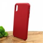 Шкіряний чохол Molan Leather Case для iPhone XS Red(зас.тов.)
