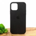 Шкіряний чохол Molan Leather Case для iPhone 12 Pro Black(зас.тов.)