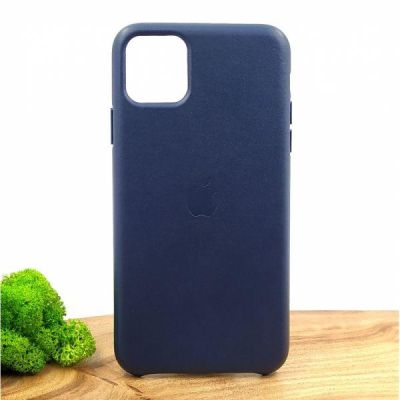 Шкіряний чохол Molan Leather Case для iPhone 11 Pro max Blue(зас.тов.)