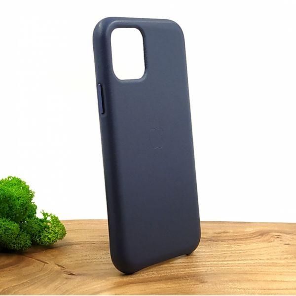 Шкіряний чохол Molan Leather Case для iPhone 11 Pro Blue(зас.тов.)
