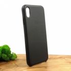 Шкіряний чохол Molan Leather Case для iPhone XS Max Black(зас.тов.)