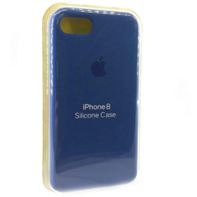 Чохол silicone case для iPhone 8 Blue Cobalt