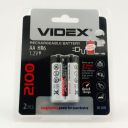 Акумулятори нікель-металногидридні AA Videx 2100 mAh (2 шт.)