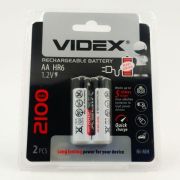 Акумулятори нікель-металногидридні AA Videx 2100 mAh (2 шт.)