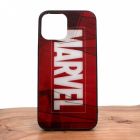 Скляний ударостійкий чохол з принтом Marvel для iPhone 12 Pro Max(зас.тов.)