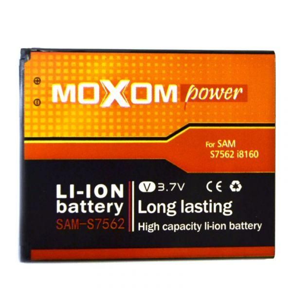 Акумуляторна батарея Moxom для Samsung Galaxy Ace 2/Exhibit/I8160/S7562/T599 S7562 1500 mAh(зас.тов.)