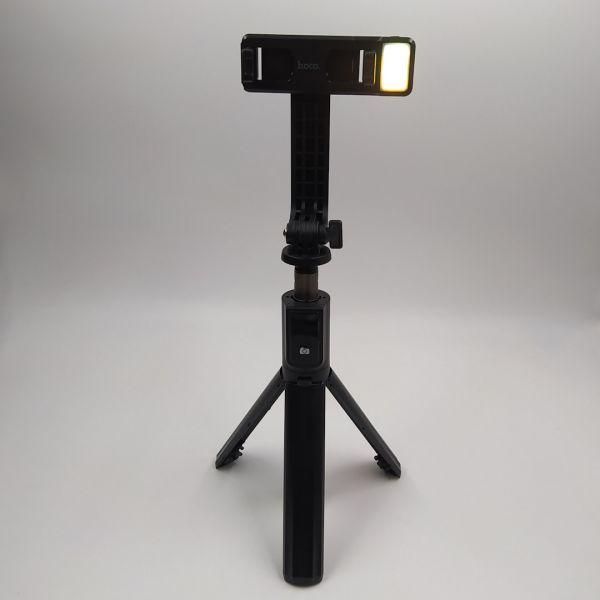 Штатив-monopod HOCO  K15/K16 (LED/Sports Camera Set/Remote Control) Black