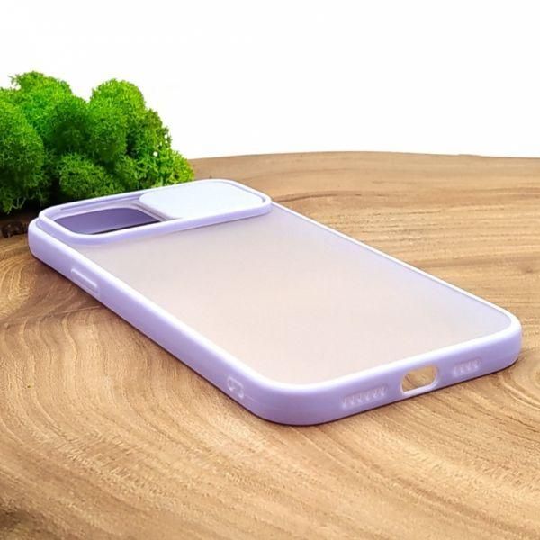 Чохол HOCO Smoke case Camera Protection для iPhone 12 PRO MAX Lilac(зас.тов.)