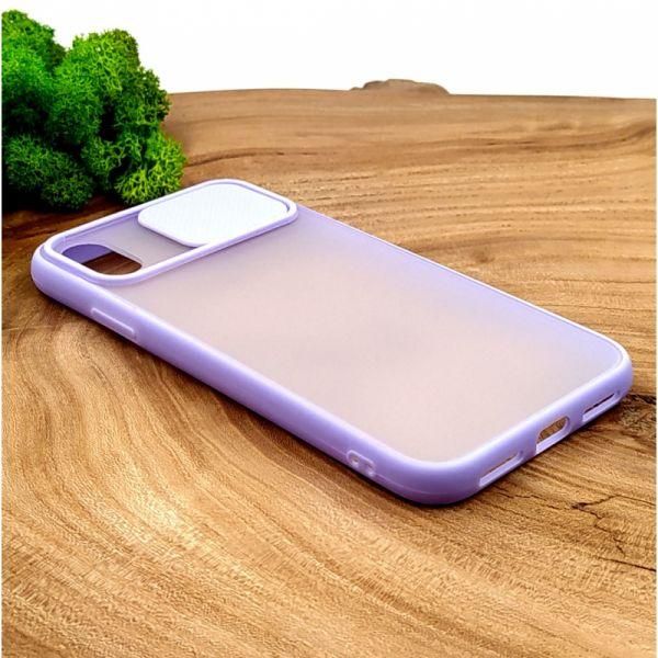 Чохол HOCO Smoke case Camera Protection для iPhone XS Lilac(зас.тов.)