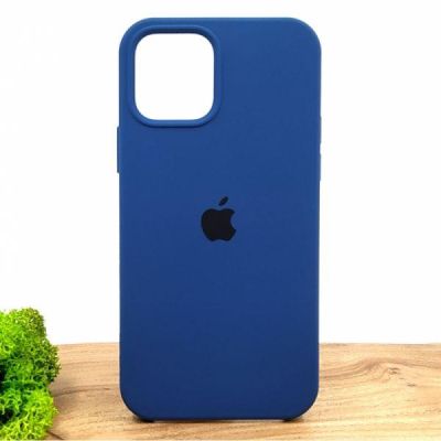 чохол Silicone Case для iPhone 12/12 Pro Blue Cobalt