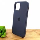Чохол Silicone Case для iPhone 12/12 Pro Navy Storm