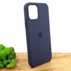 Чохол Silicone Case для iPhone 12/12 Pro Navy Storm