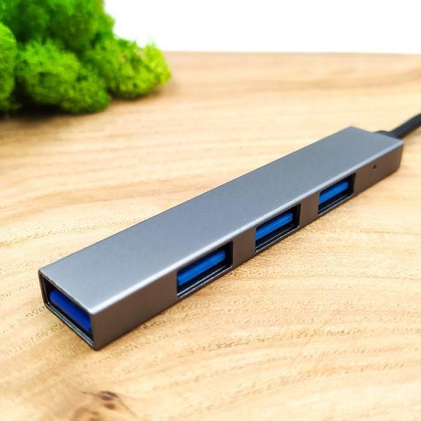 Type-C хаб Inkax DST03 4 USB 3.0  Black