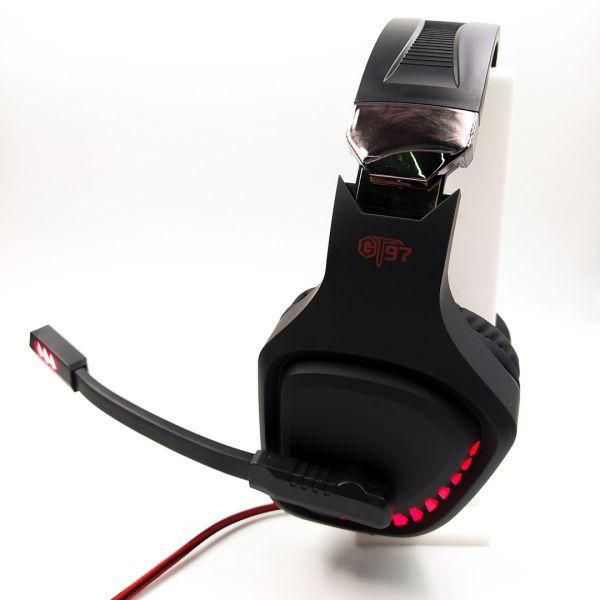 Ігрові навушники OVLENG GT97 з RGB-підсвіткою Black(зас.тов.)