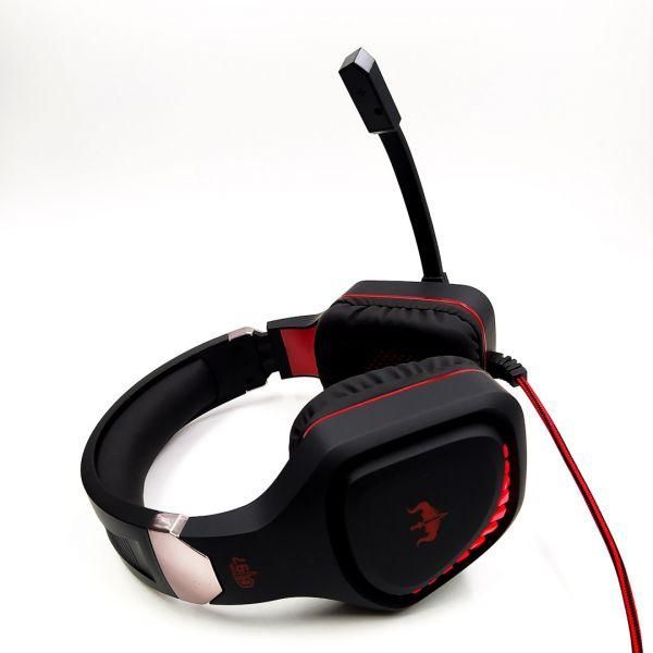 Ігрові навушники OVLENG GT97 з RGB-підсвіткою Black(зас.тов.)