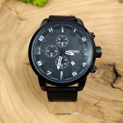 Наручний годинник Skmei 1309 із вологозахистом Black