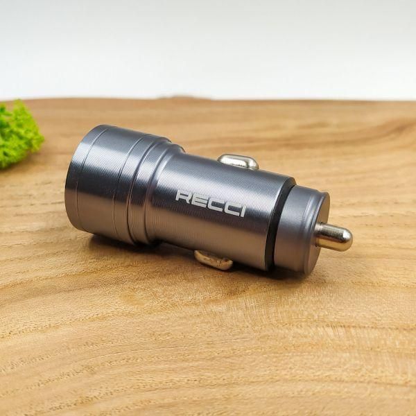 Зарядний пристрій Recci AN07 в авто 2 USB/3.1A