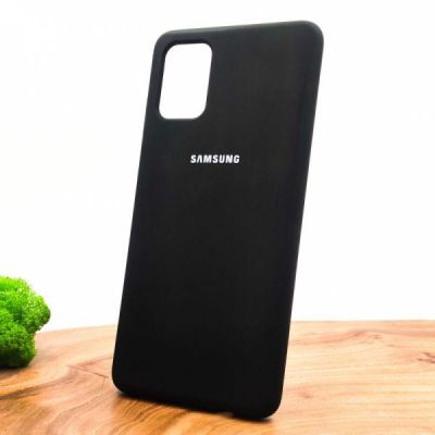 Чохол Silicone Case для Samsung A71 Black